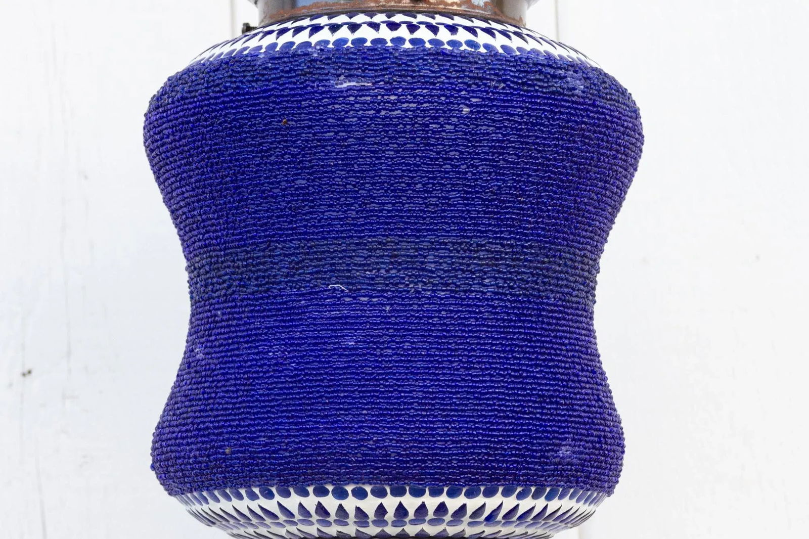 Blue Beaded Pendant Lamp - 6