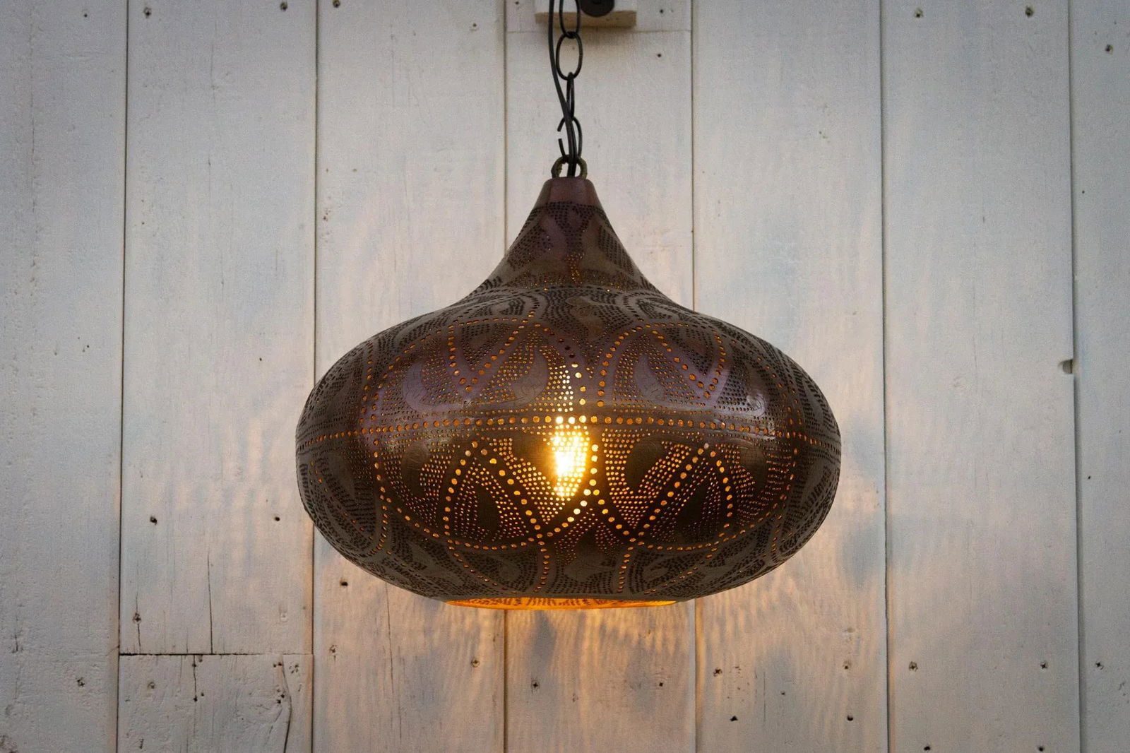 Diae Moorish Sphere Pendant Lantern - 2