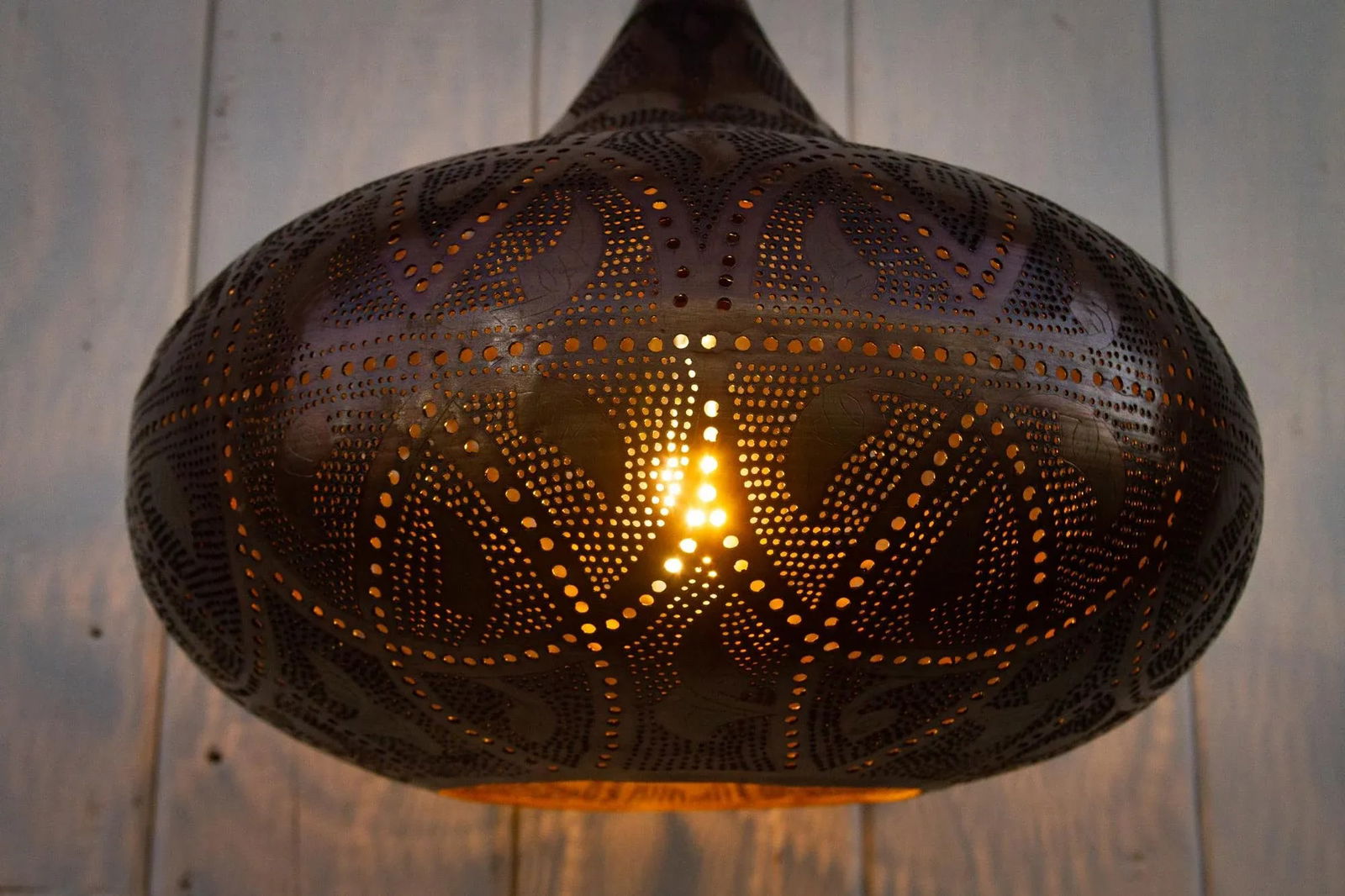 Diae Moorish Sphere Pendant Lantern - 6