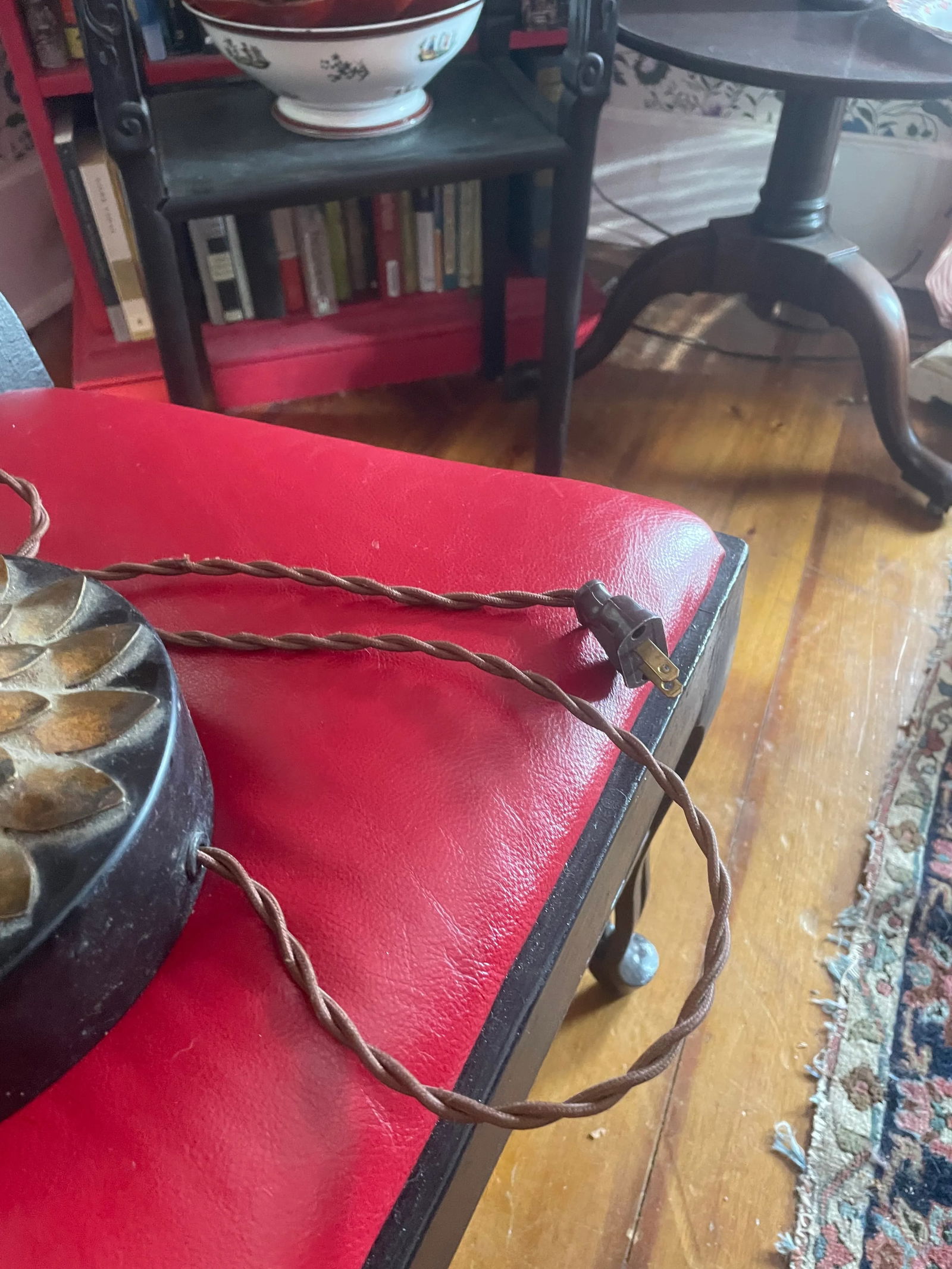 1970s Faux Bamboo Gilt Metal Palm Tree Lamp Manner of Bagues and Maison Jansen - 8