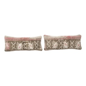 Turkish Carpet Pillow Cover - a Pair