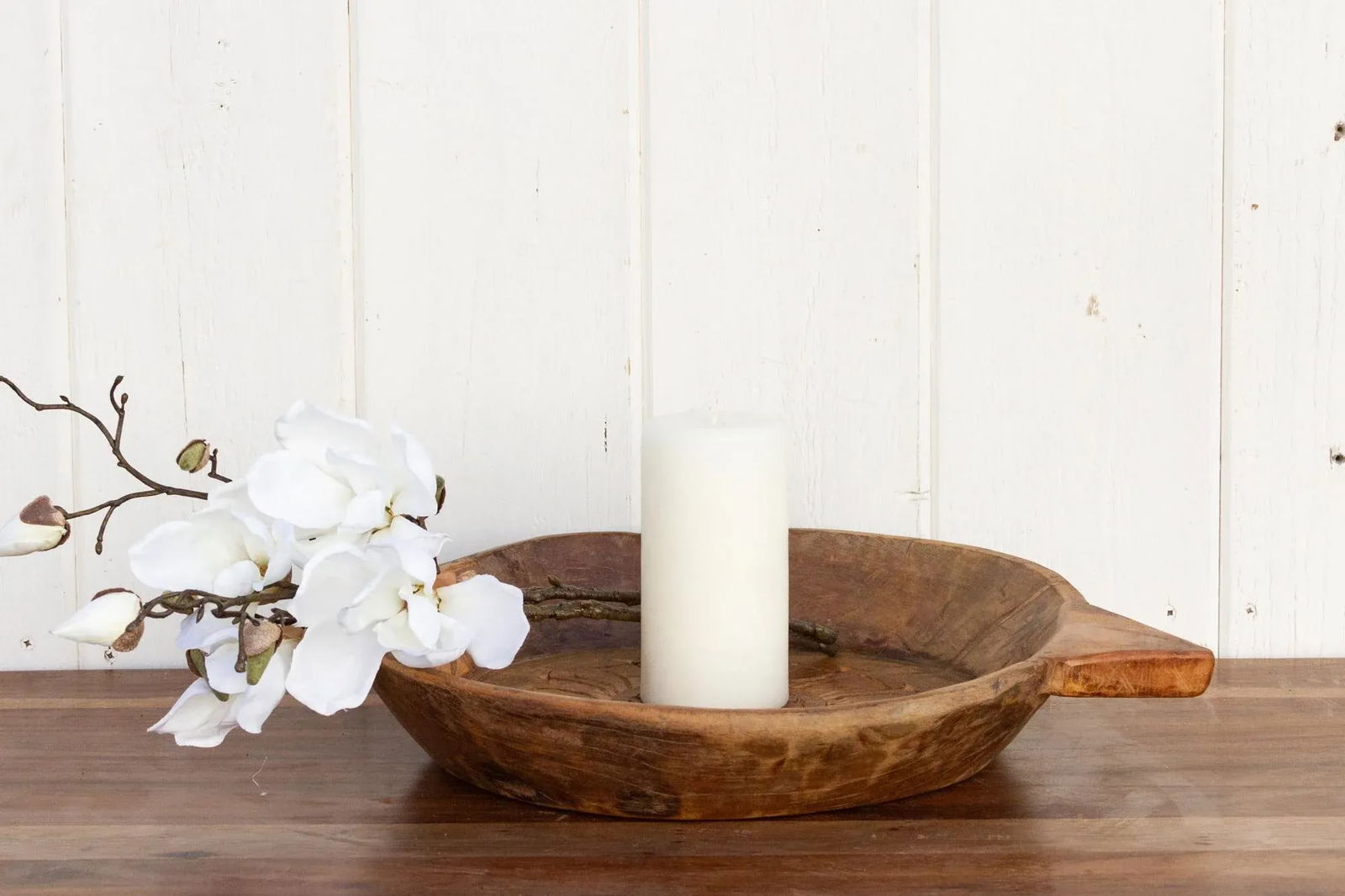 Warm Brown Carved Swati Bowl - 7