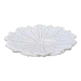 Large Lotus Marble Plate