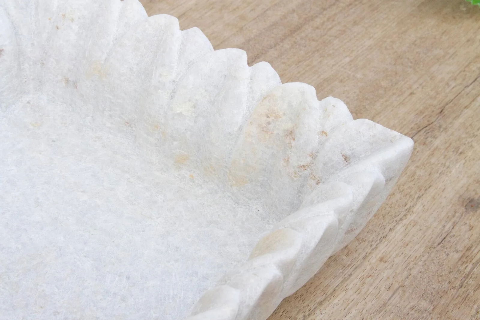 Rectangular Carved Marble Vase - 5