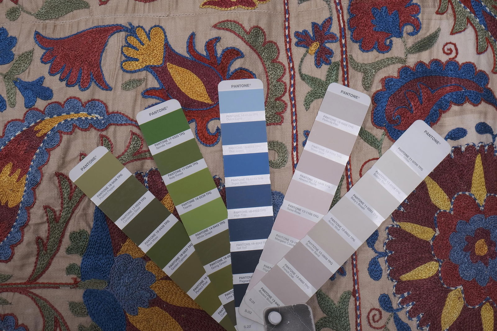 Silk Suzani Wall Hanging Decor 8'2'' X 9'10'' - 12