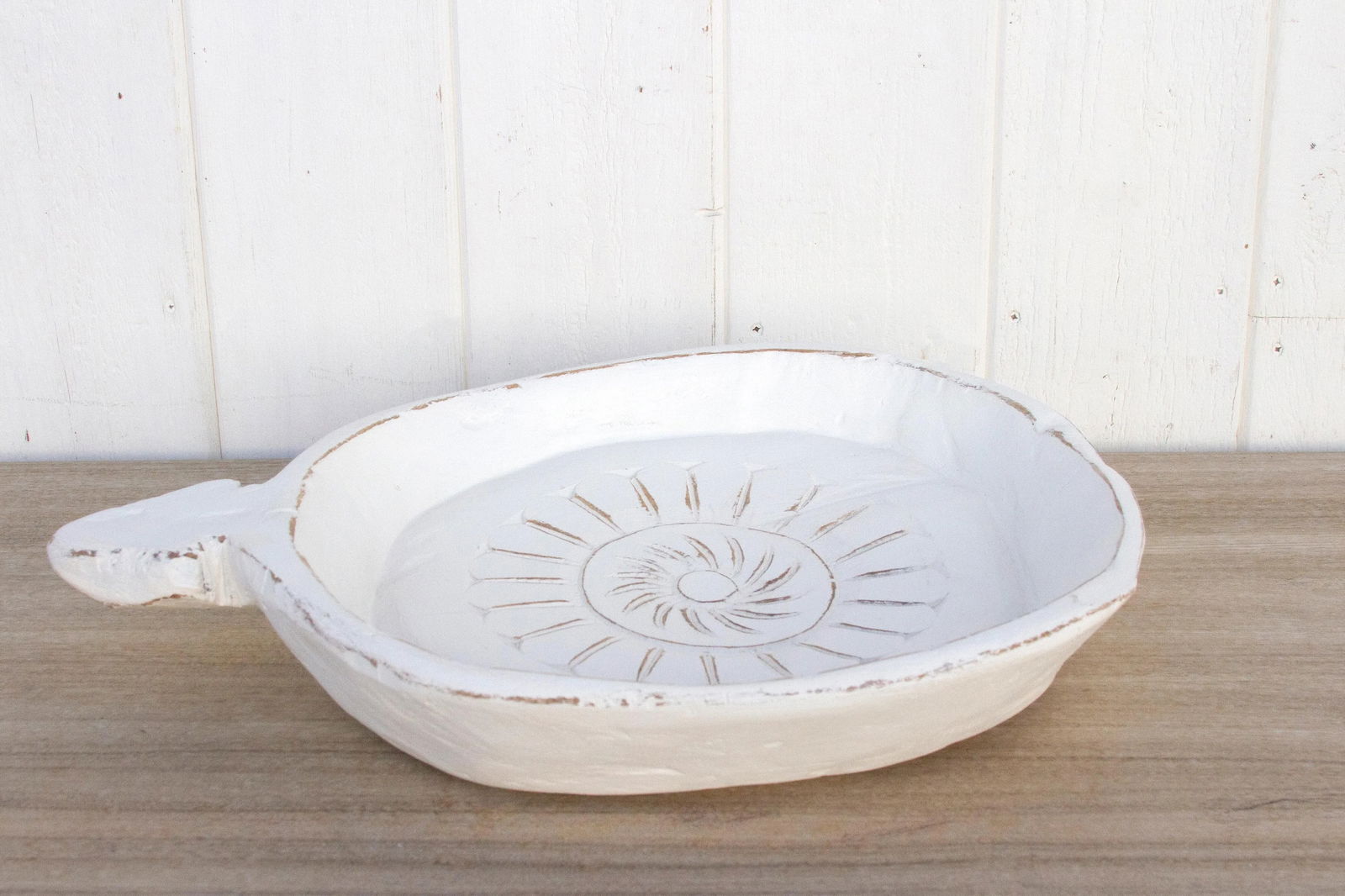 Abhir White Floral Food Bowl - 3