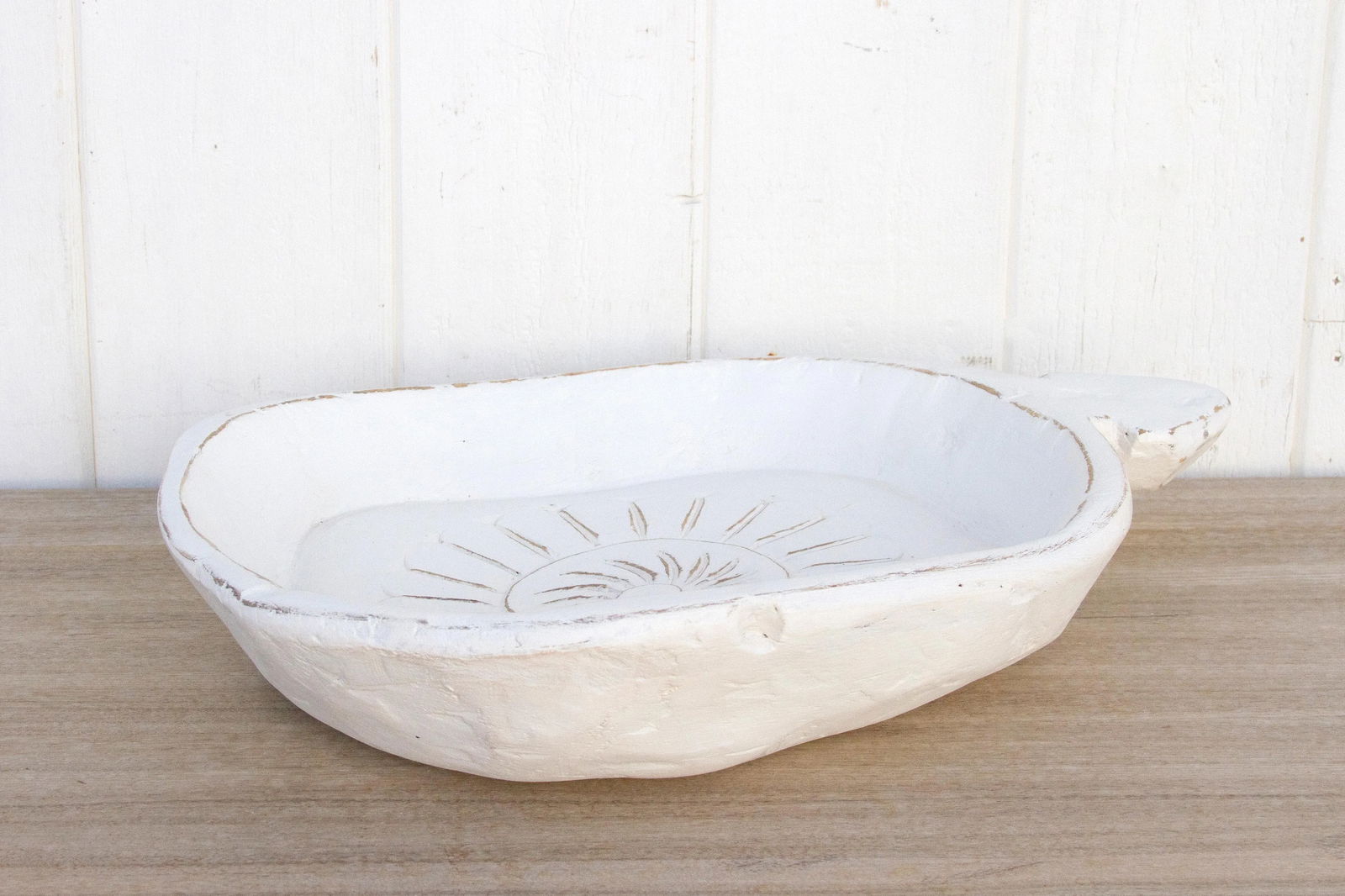 Abhir White Floral Food Bowl - 4