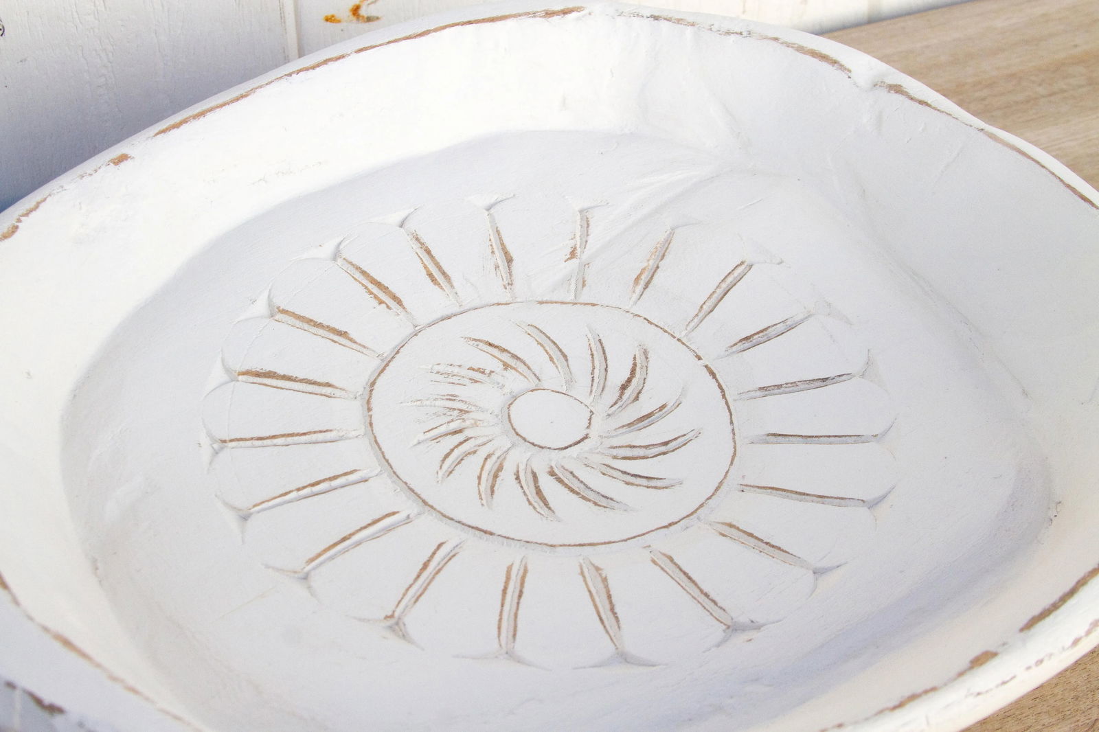 Abhir White Floral Food Bowl - 5