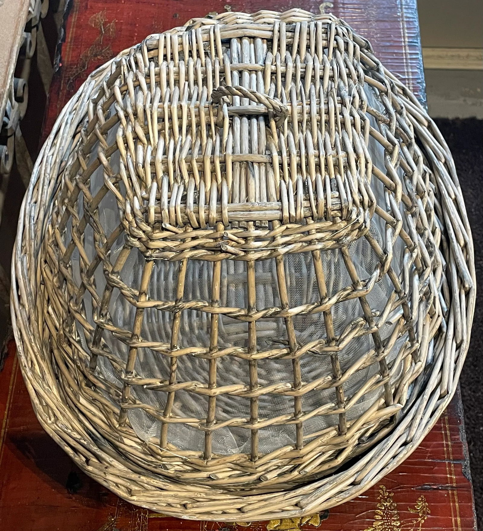 Woven Kitchen Tray With Cover - 2