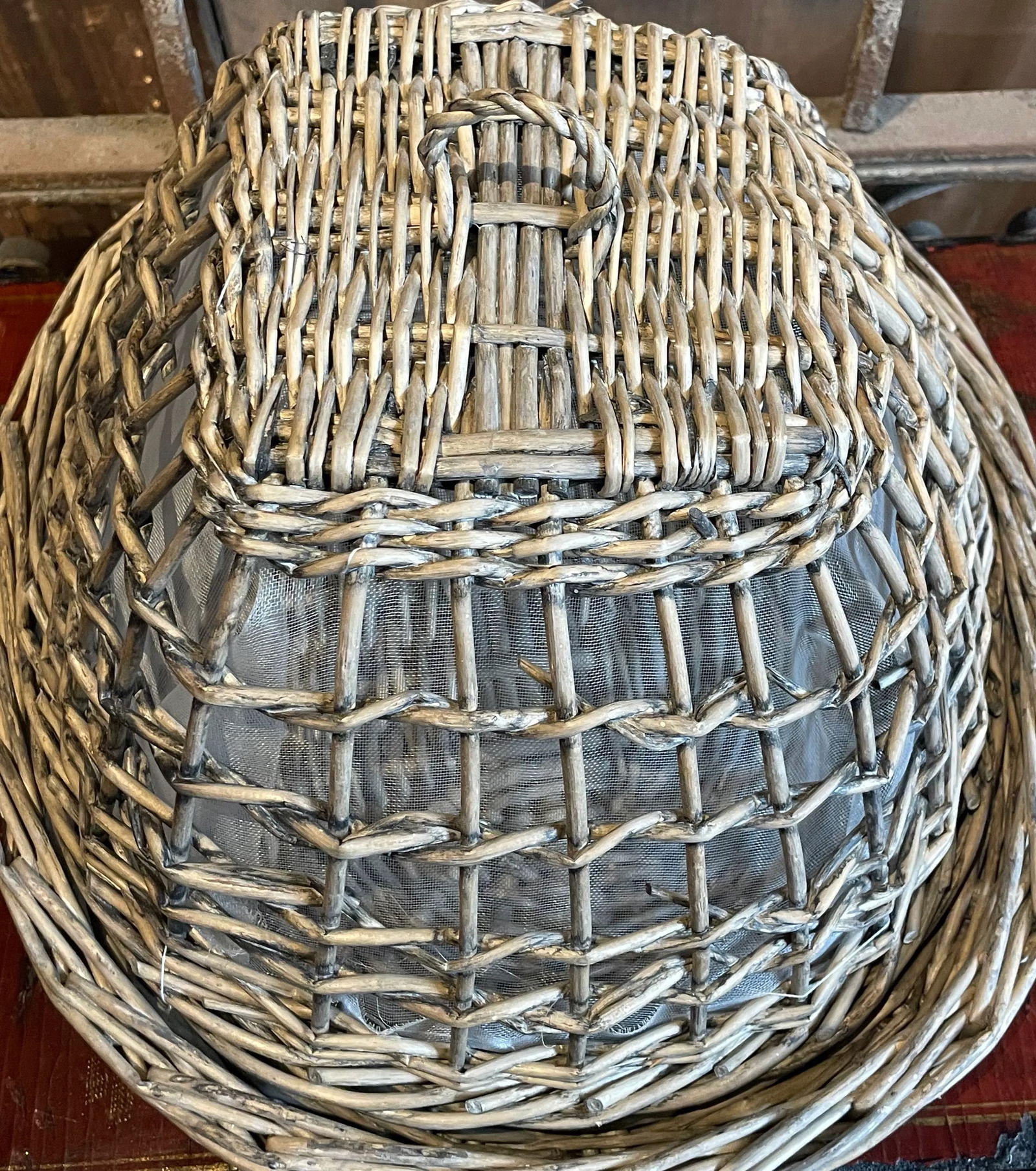 Woven Kitchen Tray With Cover - 5