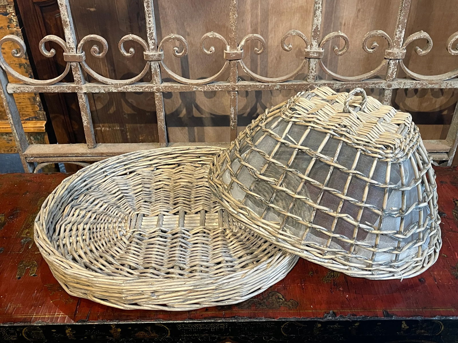 Woven Kitchen Tray With Cover - 6