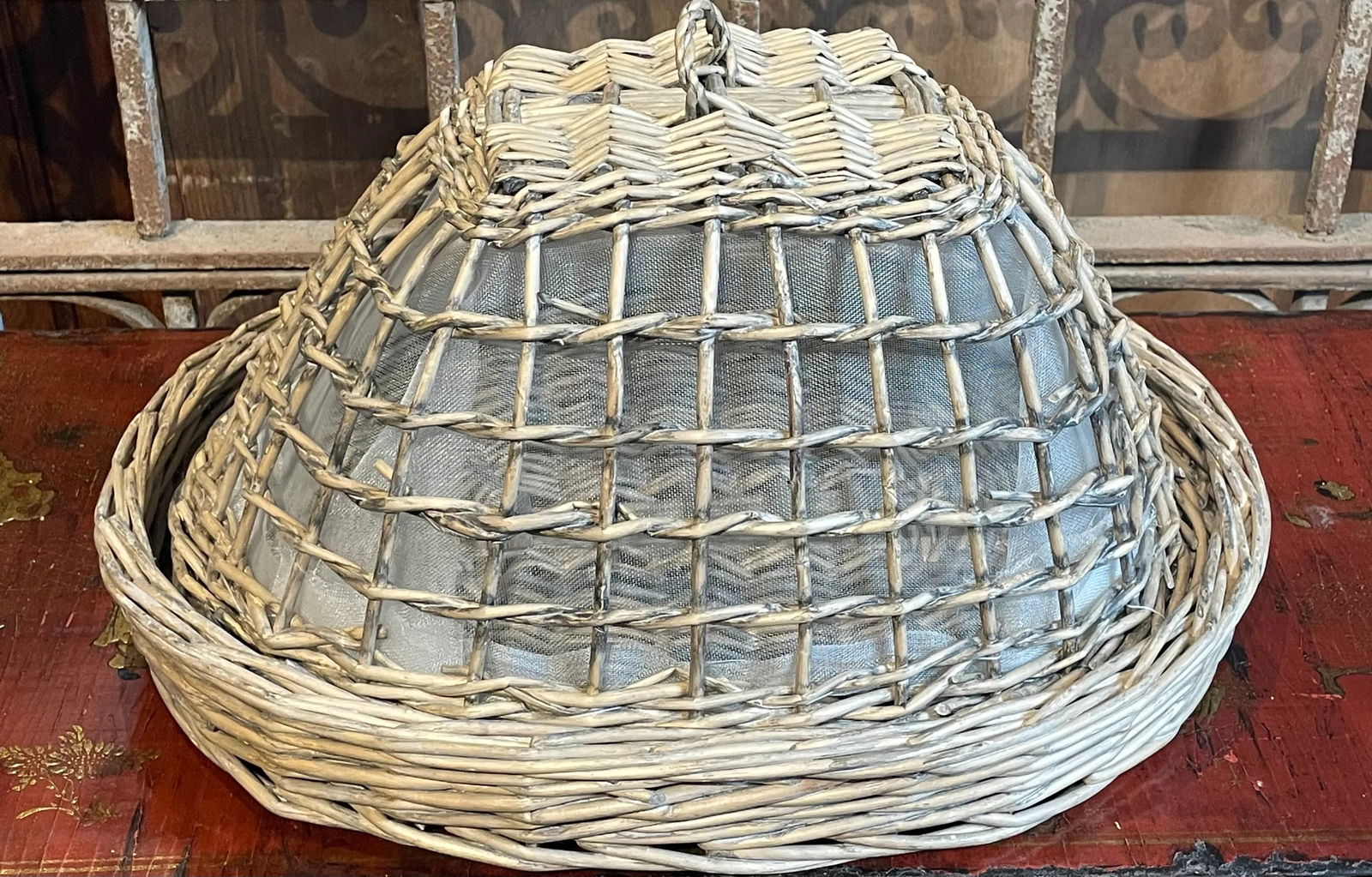 Woven Kitchen Tray With Cover - 7