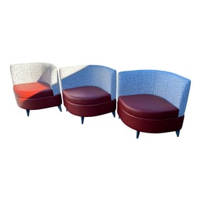Contemporary Arcadia Chairs - Set of 3