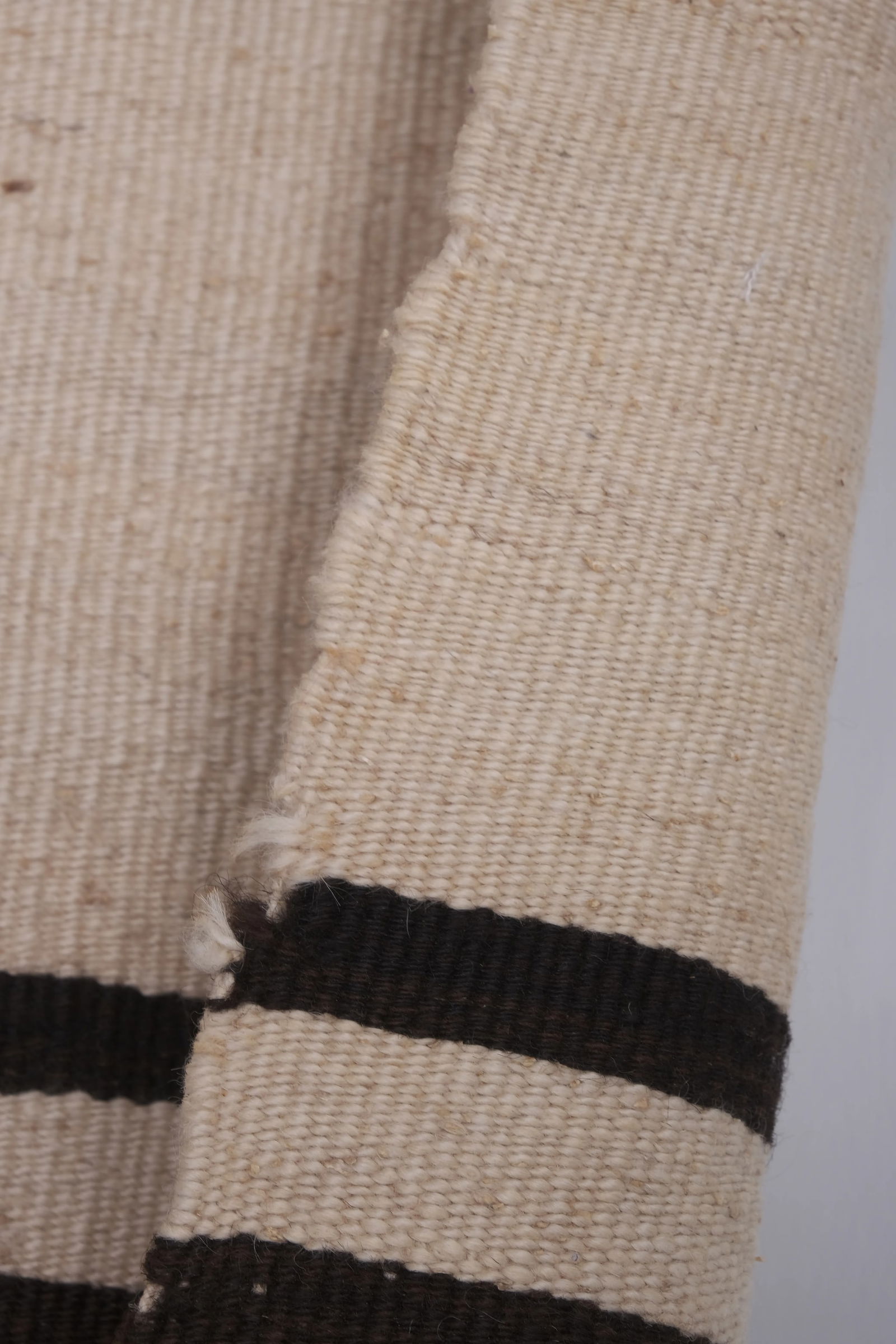 1960s Vintage Organic Turkish Hemp Kilim Runner 2'1'' X 15' - 10