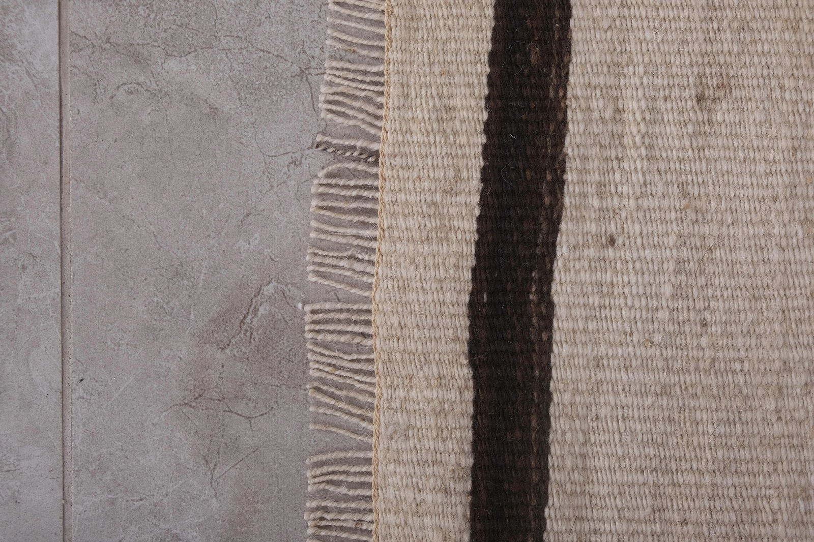 1960s Vintage Organic Turkish Hemp Kilim Runner 2'1'' X 15' - 5