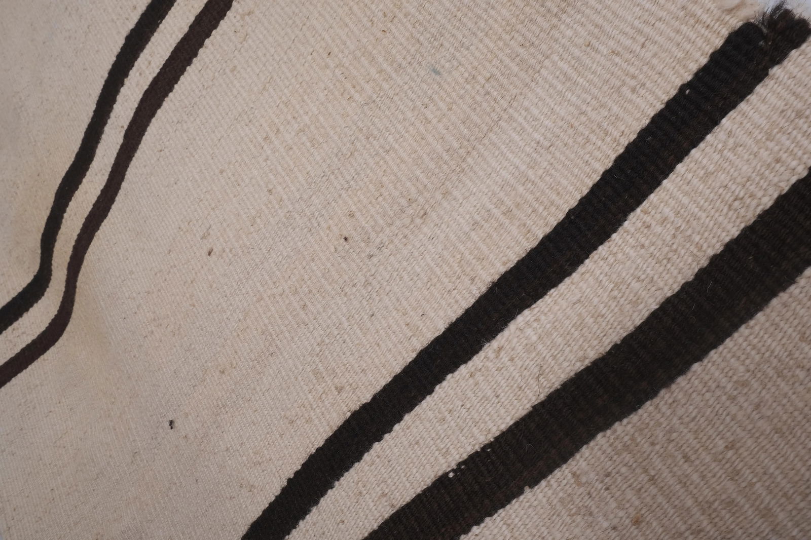 1960s Vintage Organic Turkish Hemp Kilim Runner 2'1'' X 15' - 8