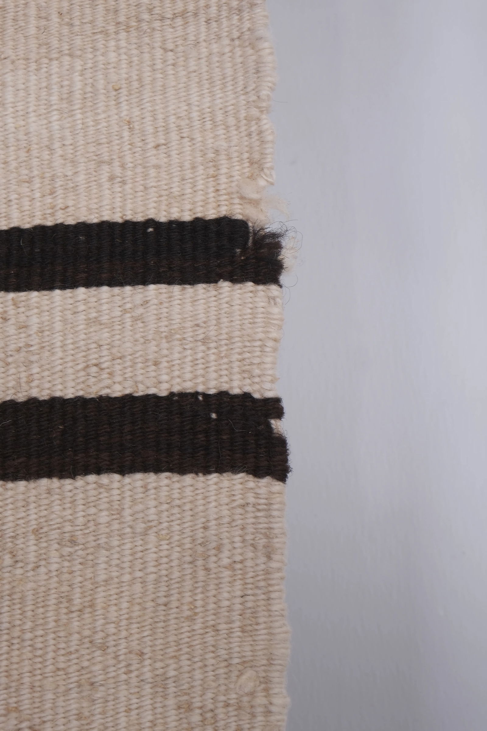 1960s Vintage Organic Turkish Hemp Kilim Runner 2'1'' X 15' - 9