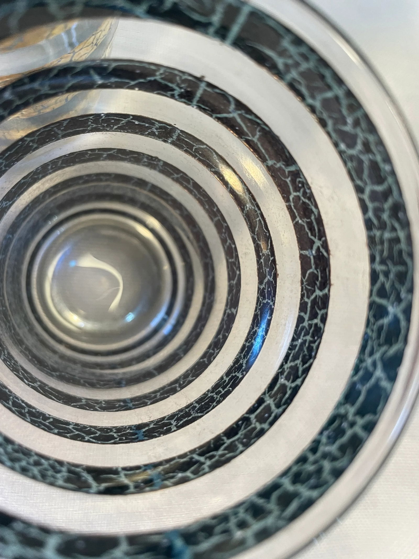 1960's Culver "Regiment" Green and Gold Highball Glasses - a Set of 4 - 7