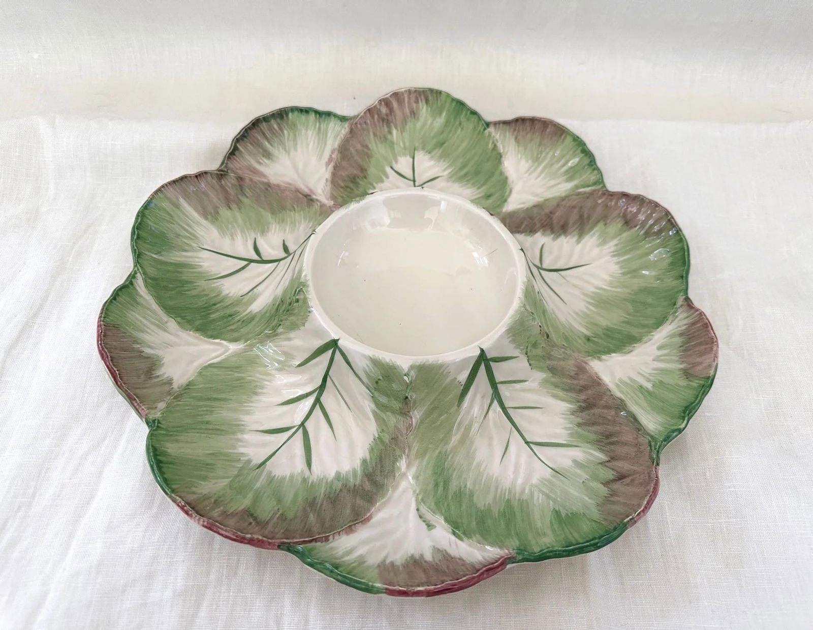 Pottery Barn Chip & Dip Vegetable Serving Dish/Platter - 3
