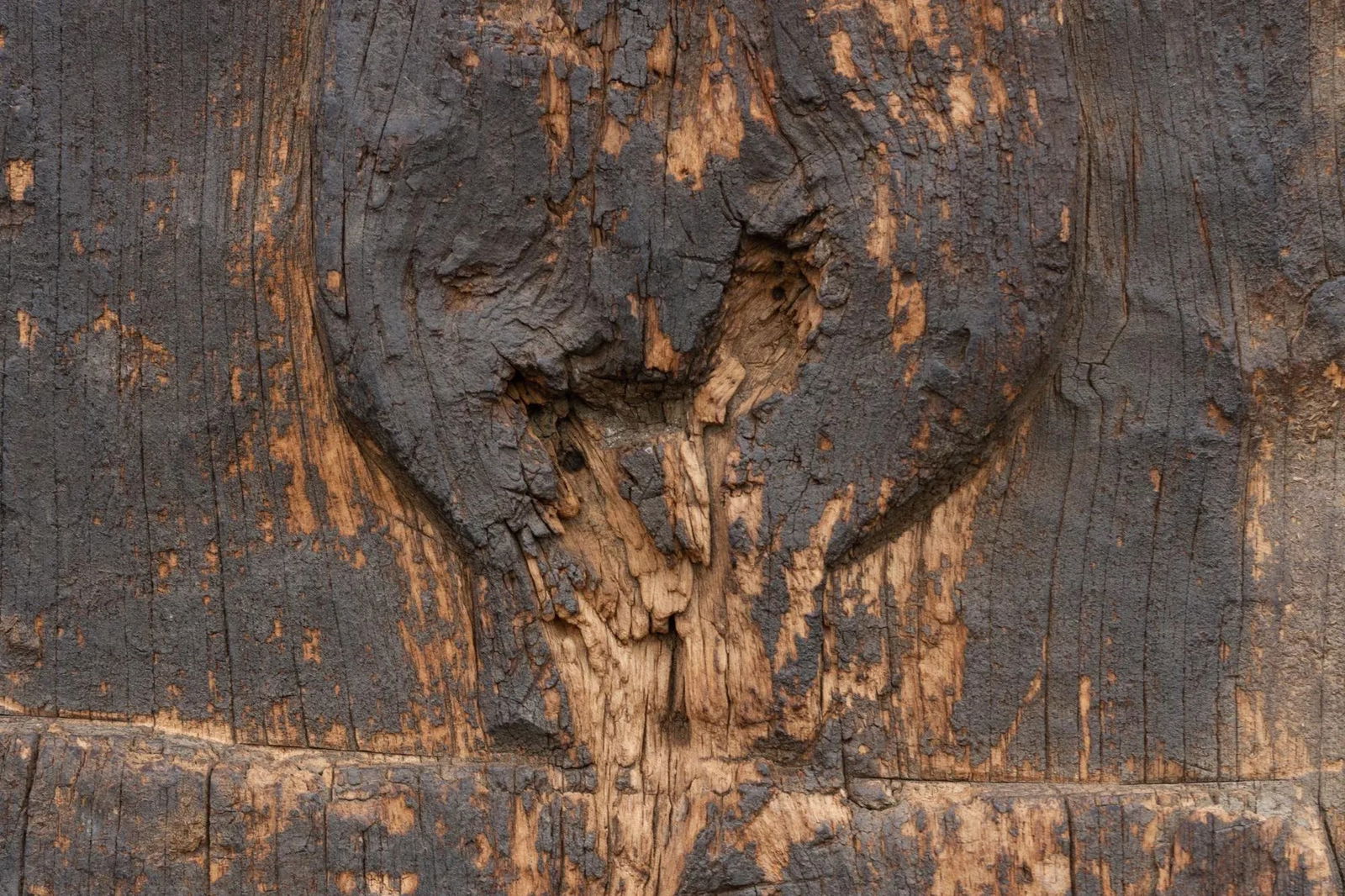 Ancient Carved Panel From Nagaland - 8