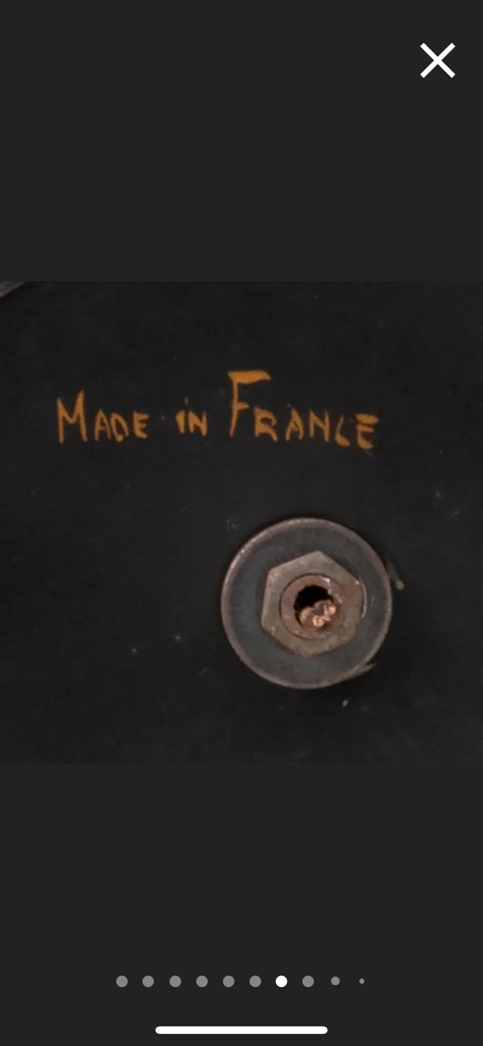 Early 20th Century Neoclassical Empire Style Black and Gold French Table Lamp - 8