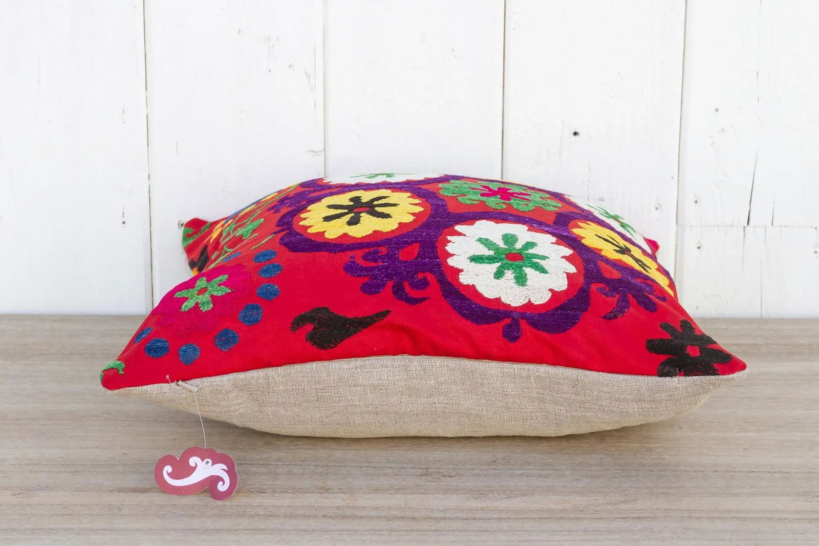 Veeda Vintage Suzani Square Pillow - 6