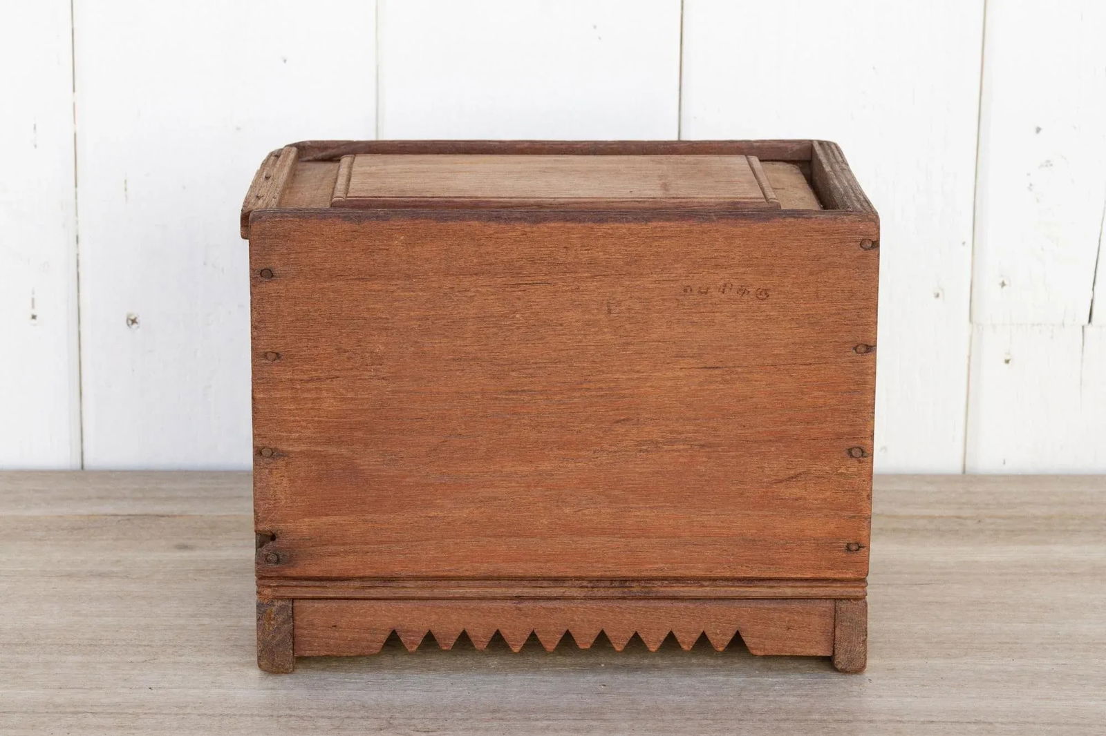 Antique Colonial Spice Box - 10