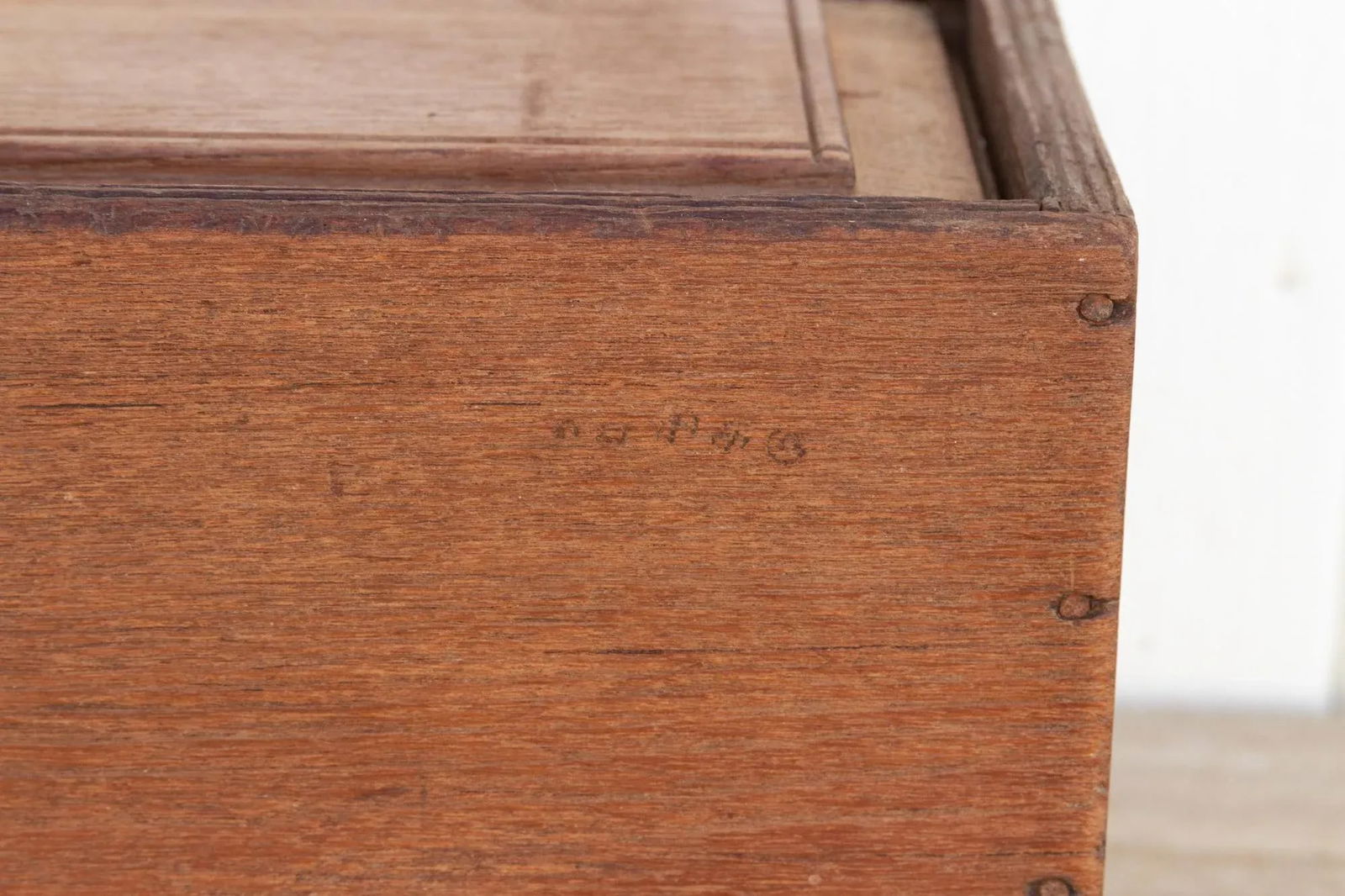 Antique Colonial Spice Box - 4