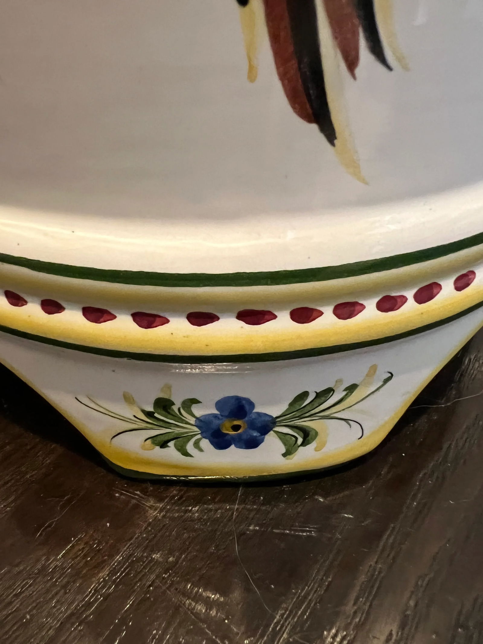 Hand Painted Umbrella Stand Made in Portugal - 3