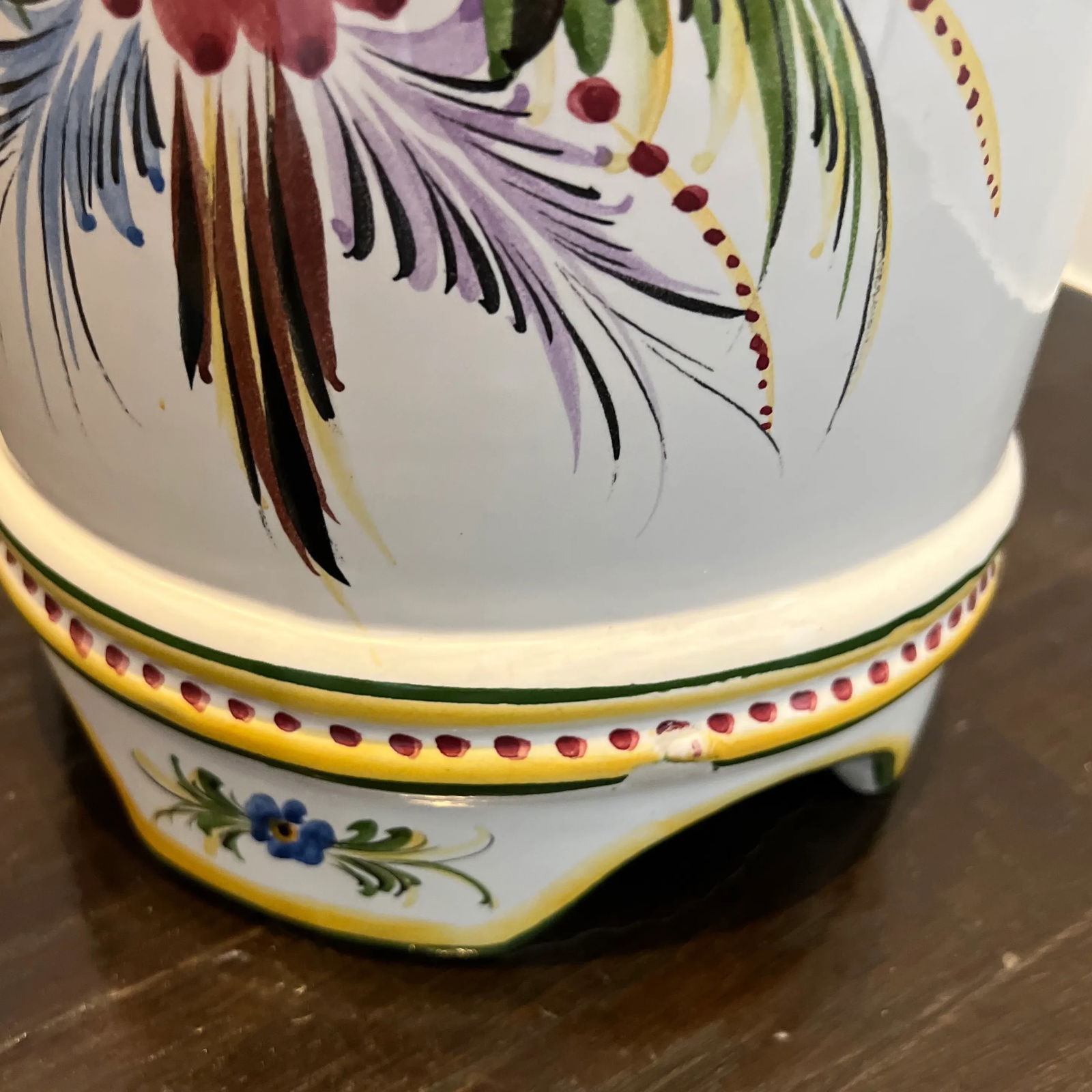 Hand Painted Umbrella Stand Made in Portugal - 6