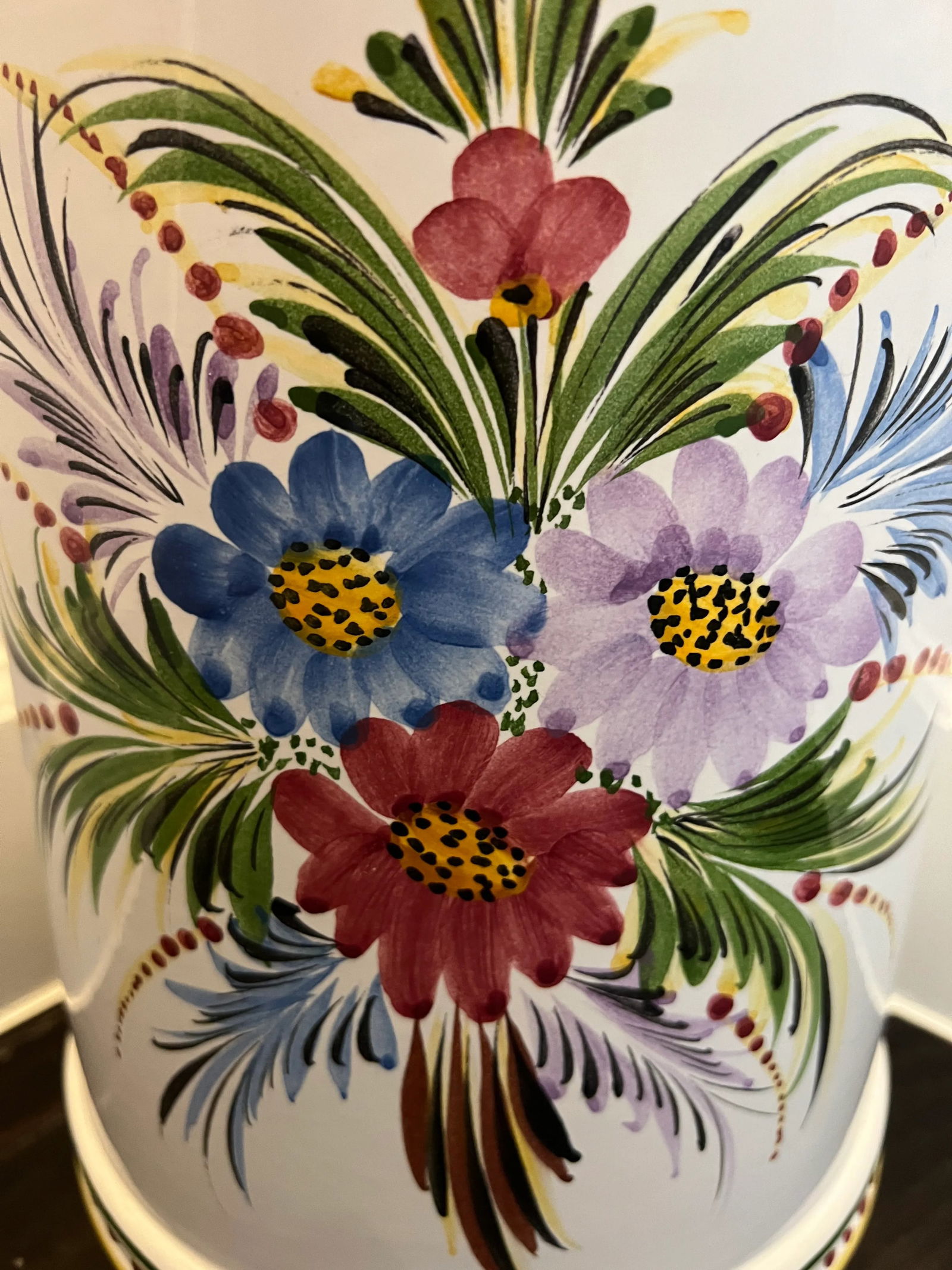 Hand Painted Umbrella Stand Made in Portugal - 7