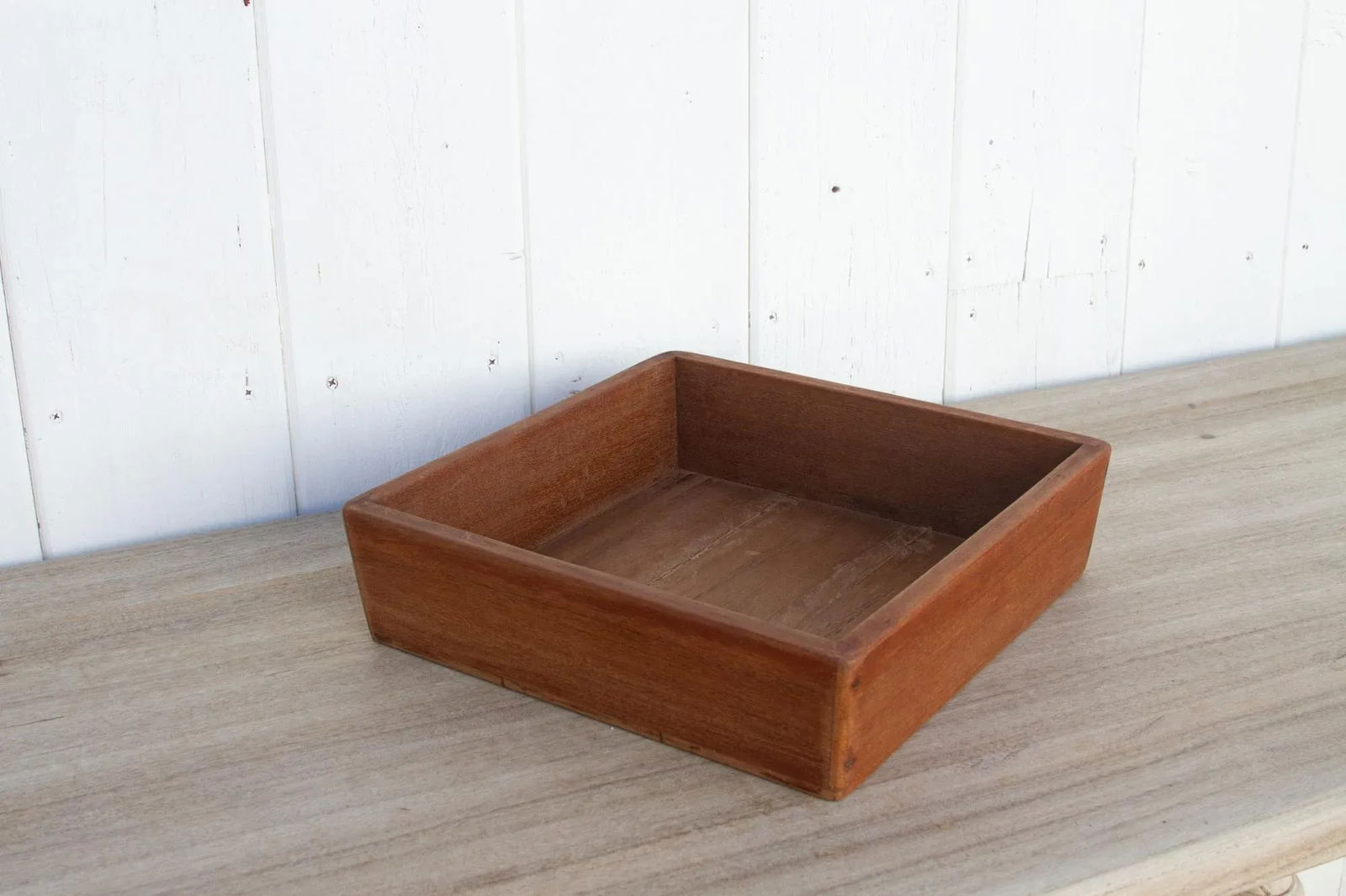 Colonial Teak Spice Basket - 4