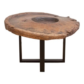 Ancient Java Grinder Coffee Table