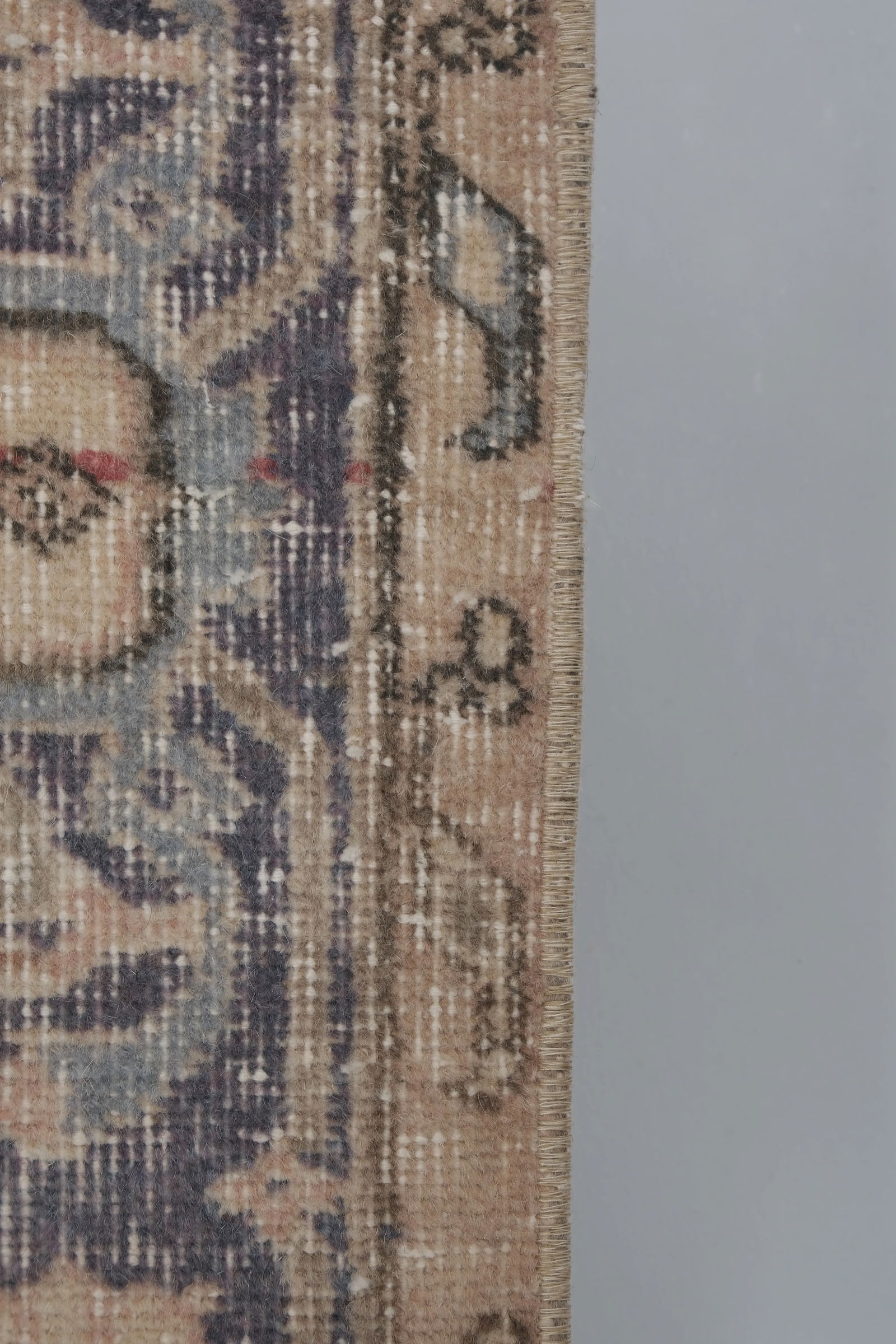 1960s Vintage Turkish Oushak Extra Long and Narrow Runner With Mid Century Modern Style - 11