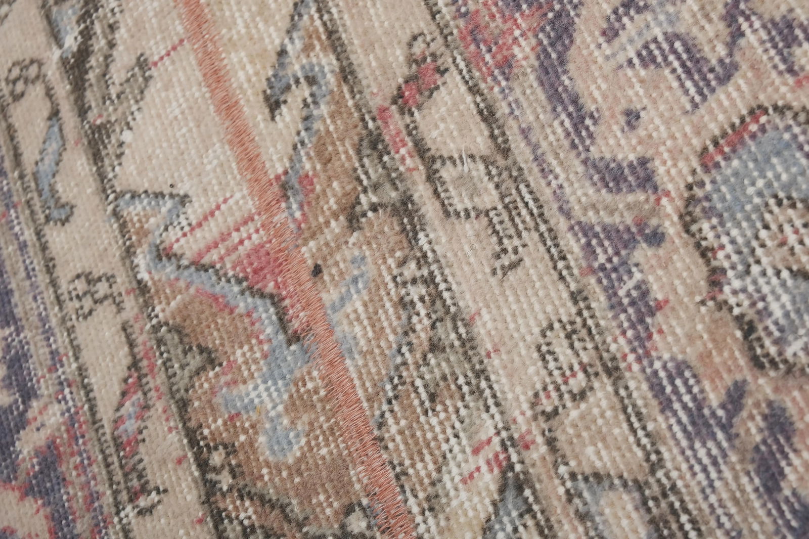 1960s Vintage Turkish Oushak Extra Long and Narrow Runner With Mid Century Modern Style - 9