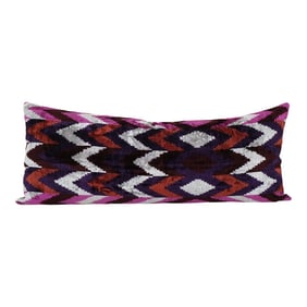 Ikat Bedding Velvet Pillow Cover 14'' X 38''