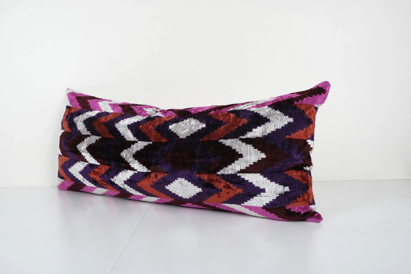 Ikat Bedding Velvet Pillow Cover 14'' X 38'' - 2