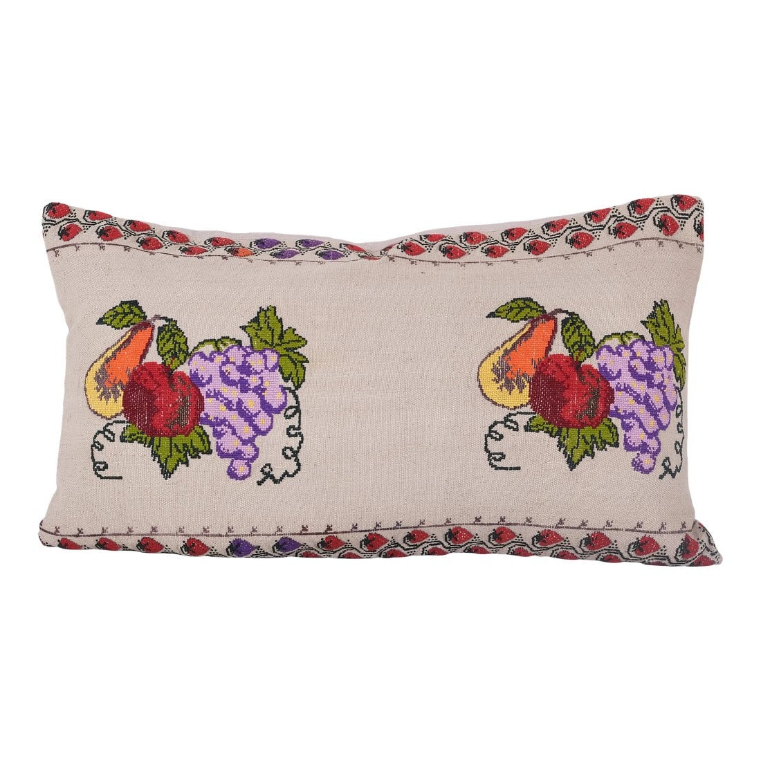 Turkish Aubusson Kilim Pillow Cover 20'' X 35'' (1 of 4)