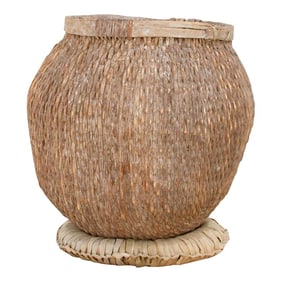 Antique Farming Grain Basket