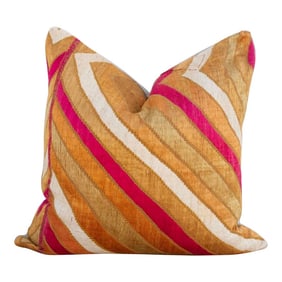 Lehrya Silk Phulkari Pillow