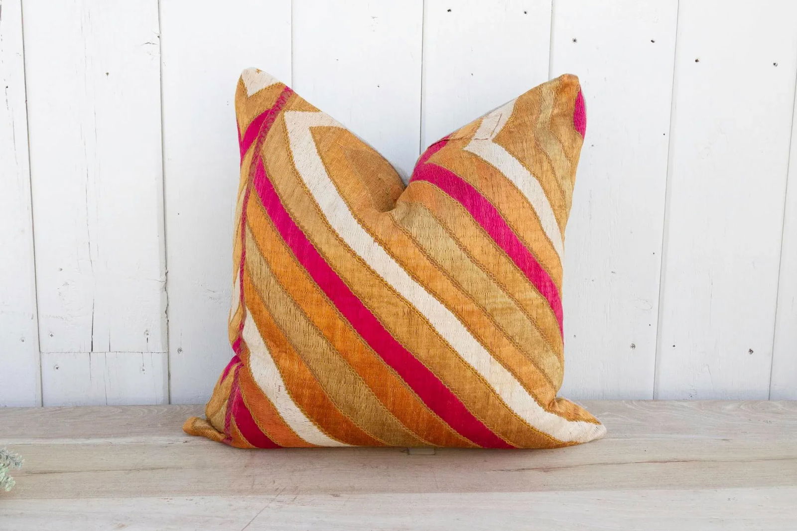 Lehrya Silk Phulkari Pillow - 6