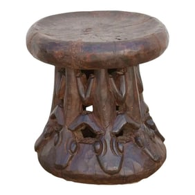 Vintage African Bamileke Stool