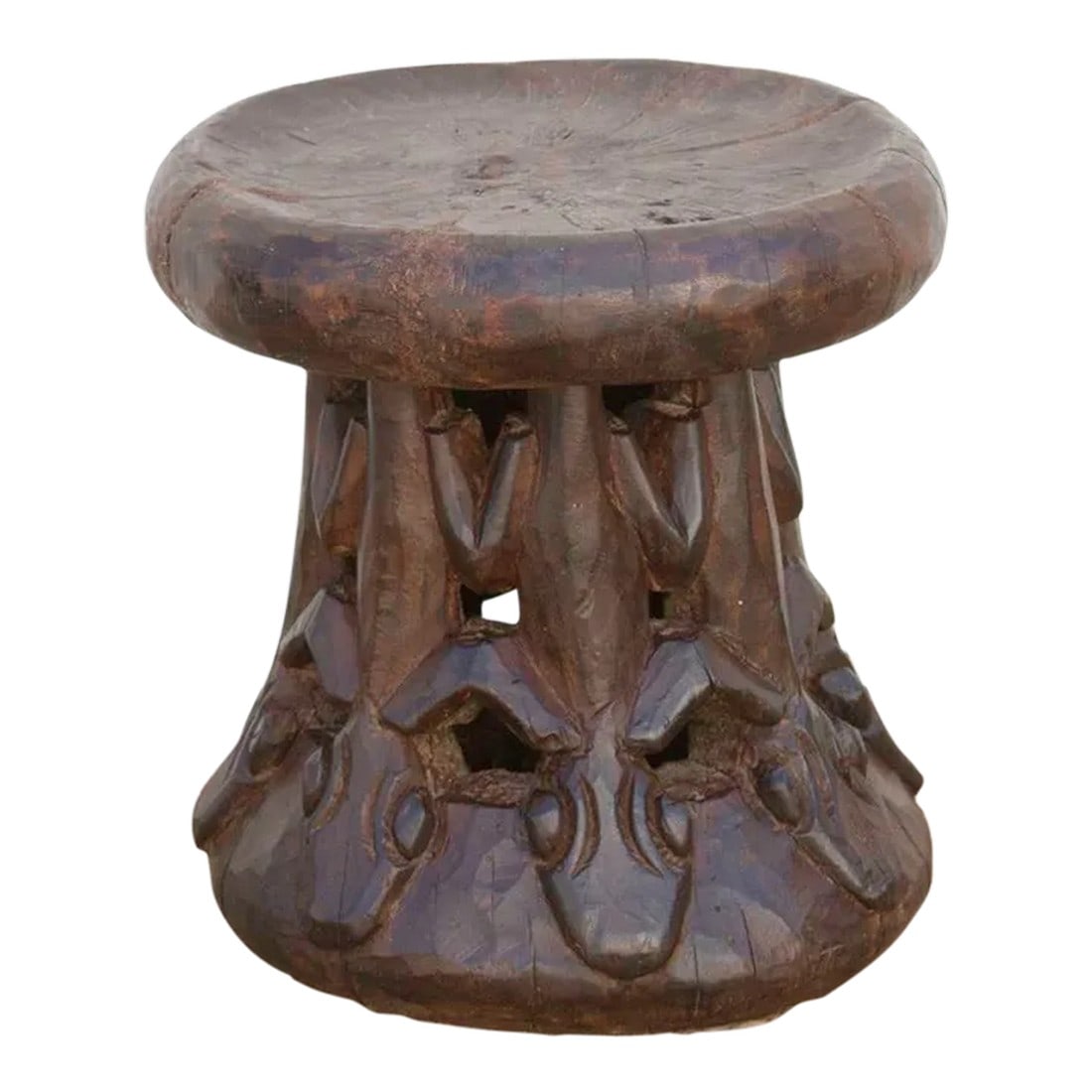 Vintage African Bamileke Stool (1 of 8)