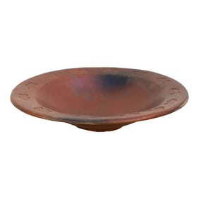 Large Clay Engraved Platter