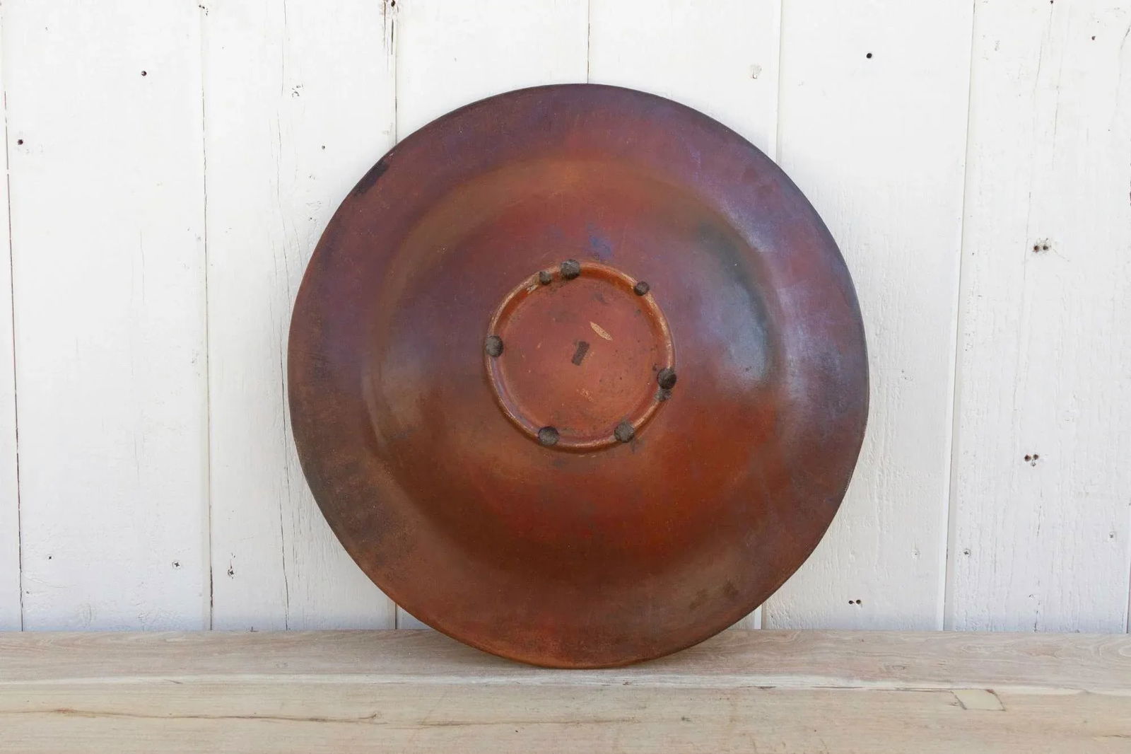 Large Clay Engraved Platter - 8