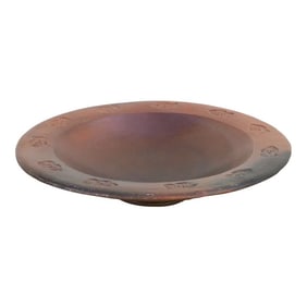 Vintage Burnished Clay Platter