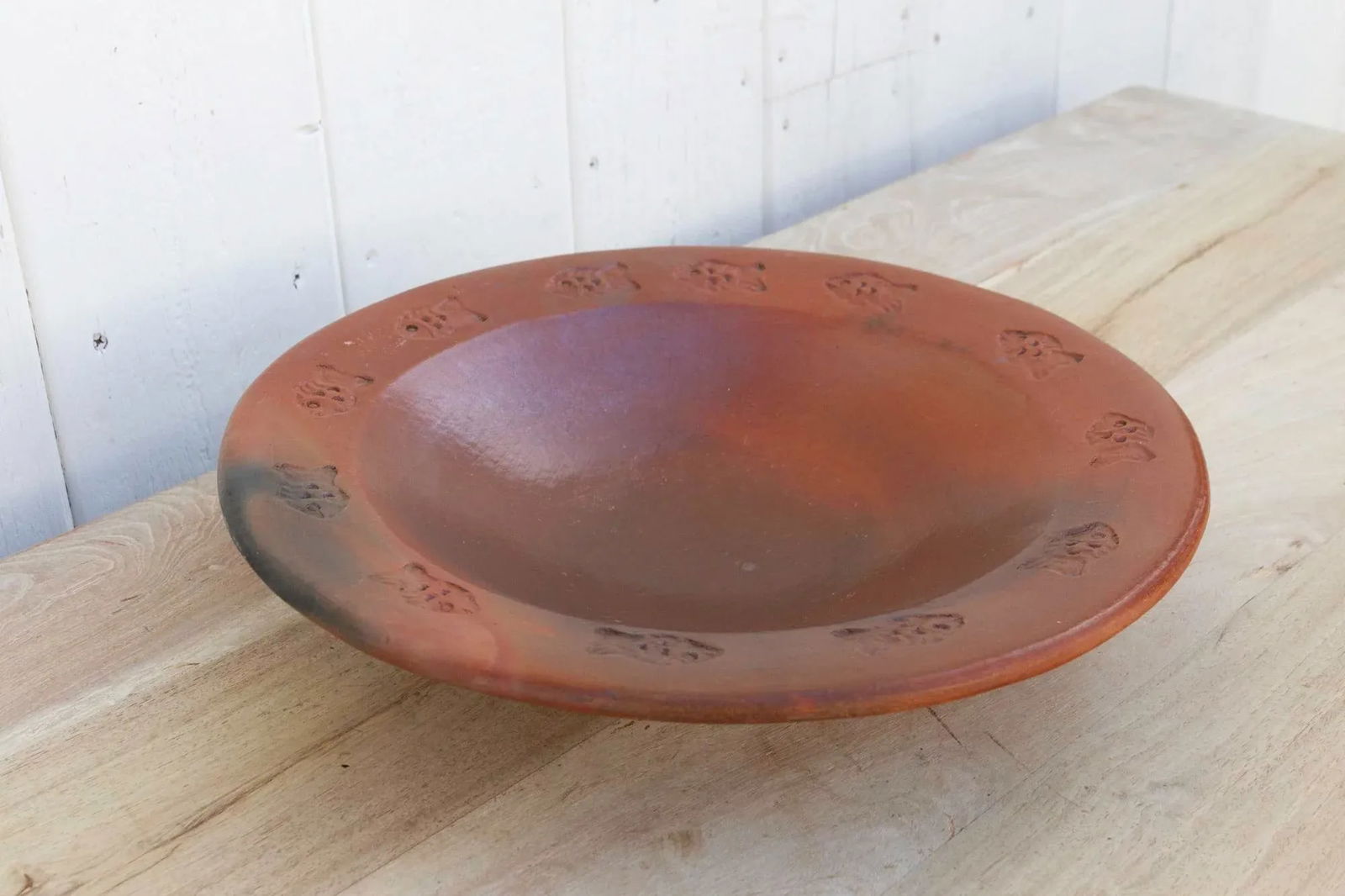 Vintage French Terracotta Platter - 3