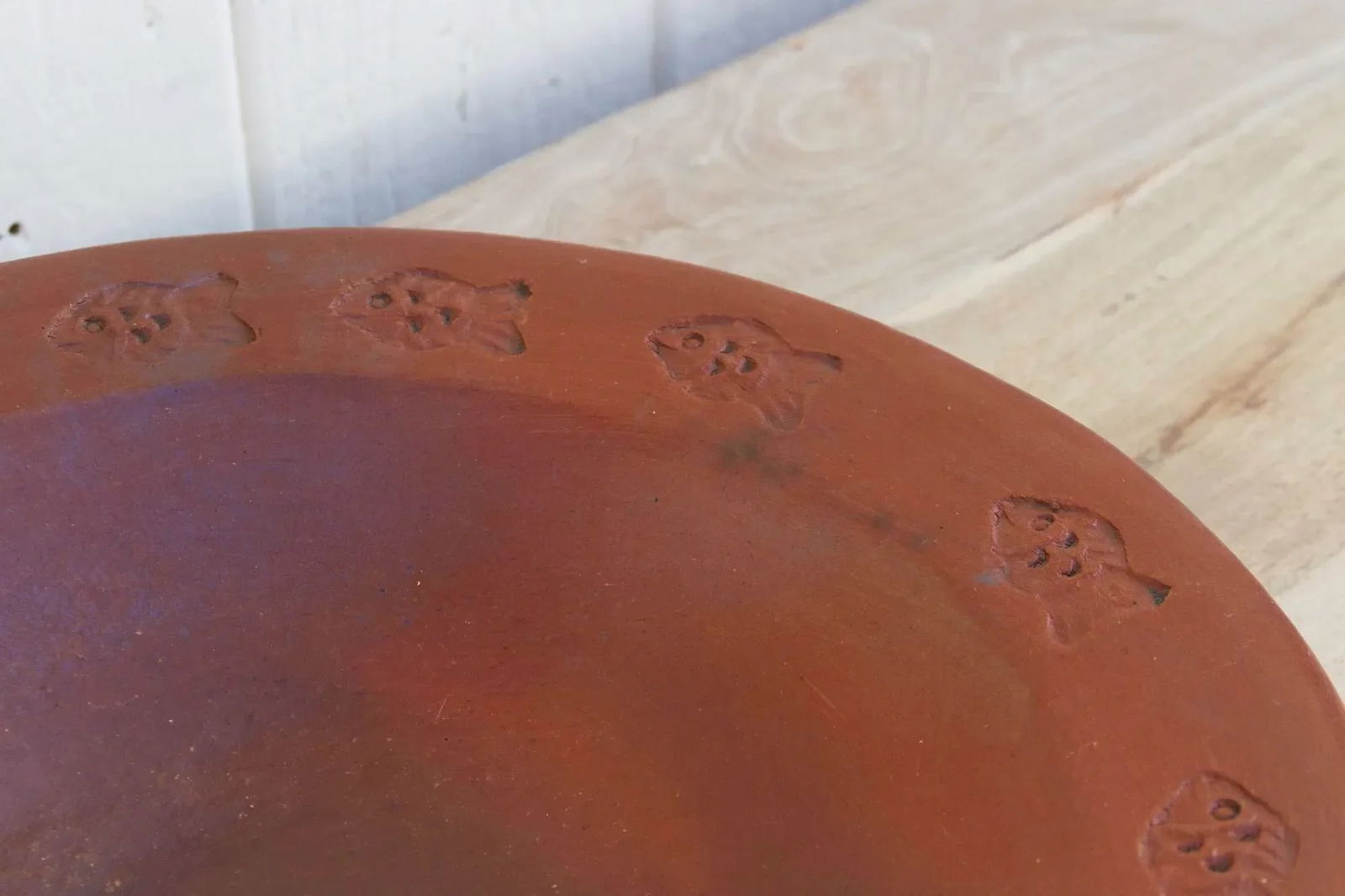 Vintage French Terracotta Platter - 8
