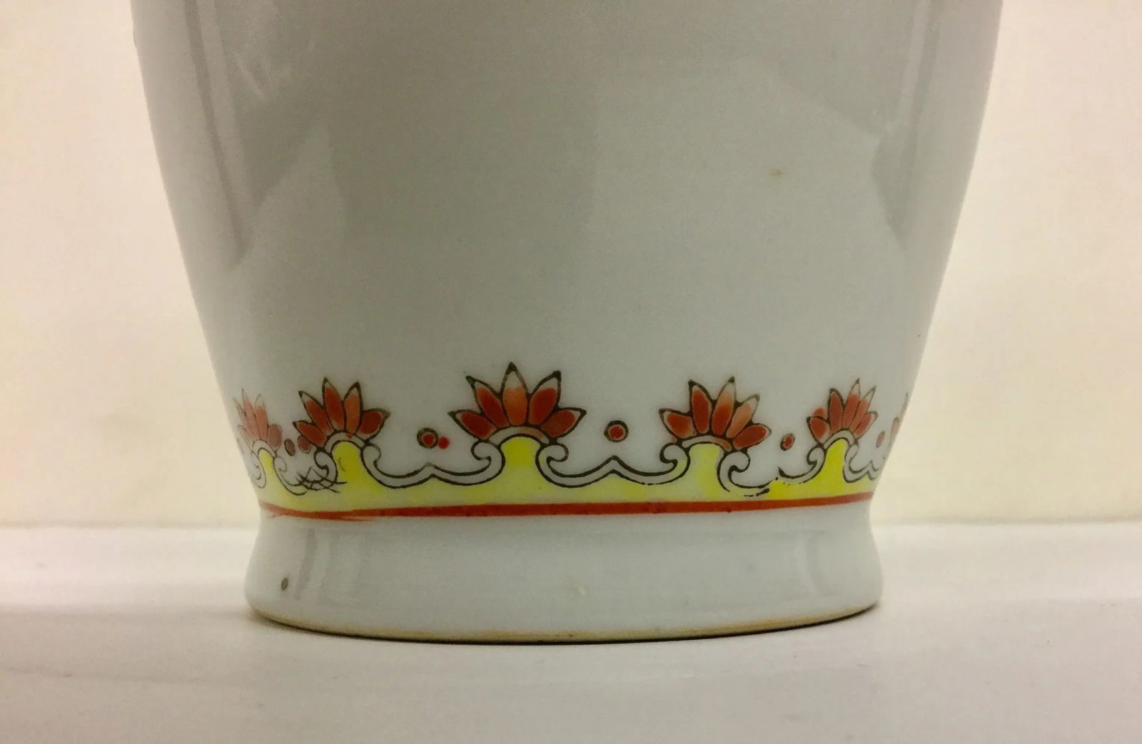 Antique Chinese Hand Painted Peacock Vase - 7