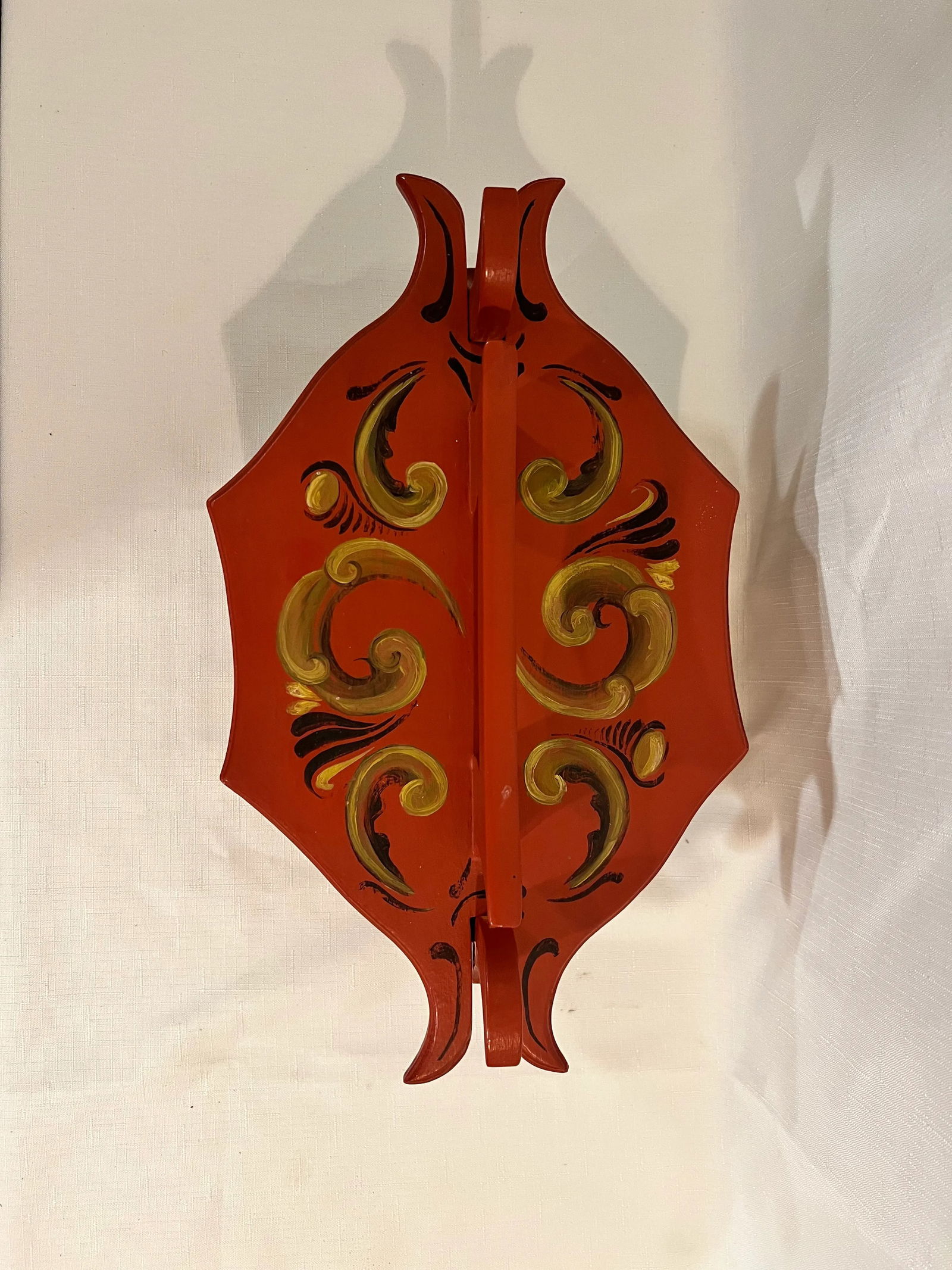 Vintage Norwegian Rune Box Artist Signed Folk Art - 2